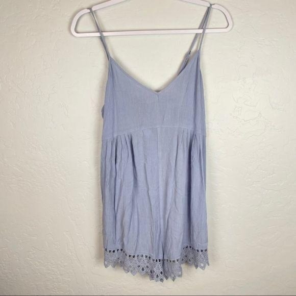 Forever 21 Pants - NWT Forever 21 Crochet Trim Spaghetti Strap Romper